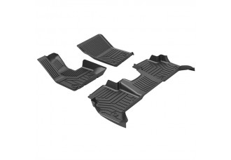 Custom Fit  3D TPE All Weather Car Floor Mats Liners for Mercedes-Benz G-CLASS G63 2019-2020 (1st & 2nd Rows, Black)